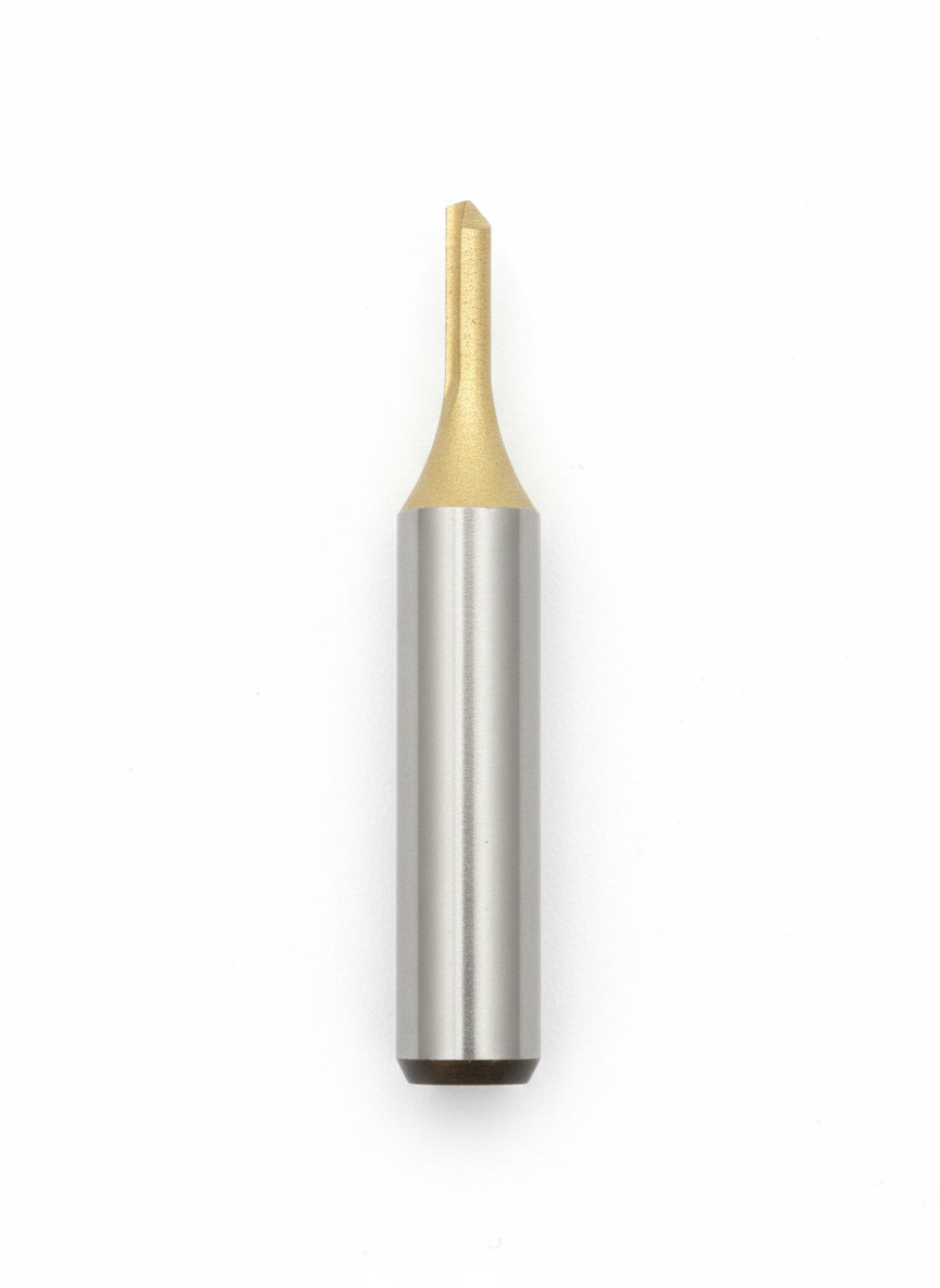 Robustline Single Flute Router Bit Woodworking Router Accessory Premium Hardware for Door Cabinet Window Furniture and Interior Use